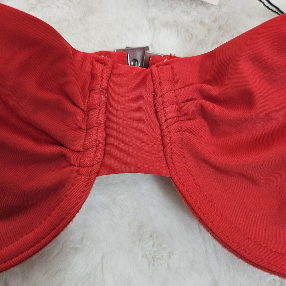 SUPERDOWN Red Women's Bikini TOP Size M. - Picture 8 of 12
